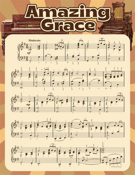 Best Amazing Grace Sheet Music Printable Pdf For Free At Printablee