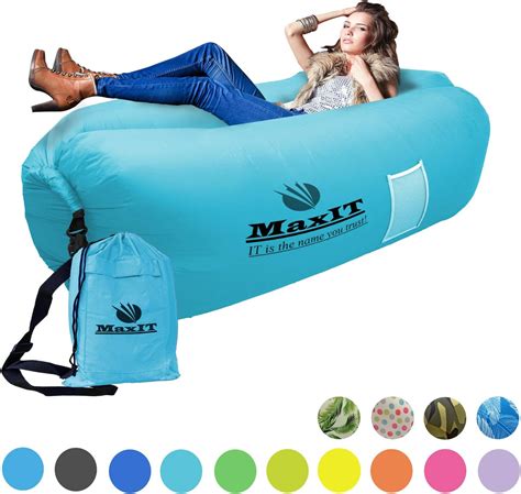 Maxit Inflatable Hammock Sofa Pool Floating Air Lounger Bed For