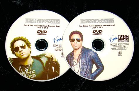 Lenny Kravitz In Store Retrospective Music Video Promo Reel 2 Dvd Set