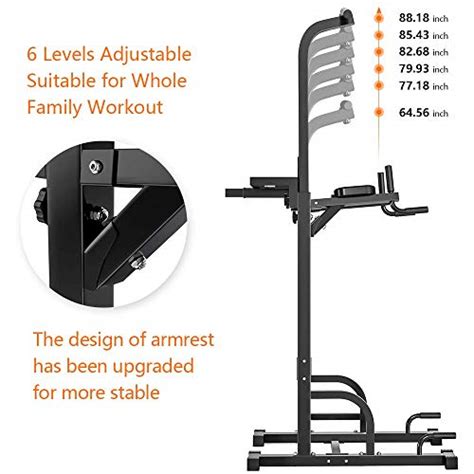 Sportsroyals power tower dip station pull up bar. Sportsroyals Power Tower Dip Station Pull Up Bar for Home ...