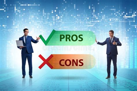 Concept Of Choosing Pros And Cons Stock Photo Image Of Disadvantages