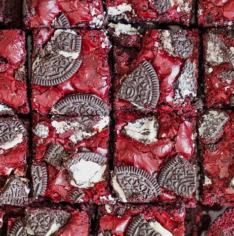 red velvet oreo brownie cake babe recipe in 2022 red velvet oreo oreo brownies red velvet