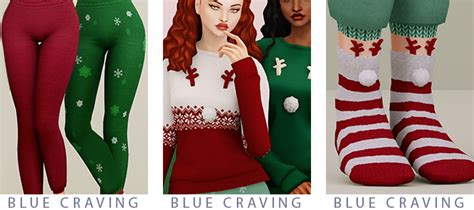 Blue Craving Sims 4 Cc Winterfest 2022 Set Happy Winterfest
