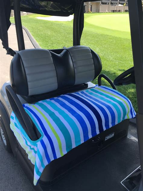Colorful Stripes Terry Golf Cart Seat Cover Etsy In 2023 Golf Cart