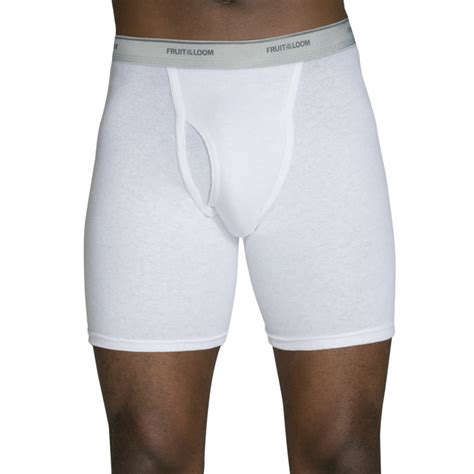 Fruit Of The Loom Fruit Of The Loom Mens Coolzone Fly White Boxer