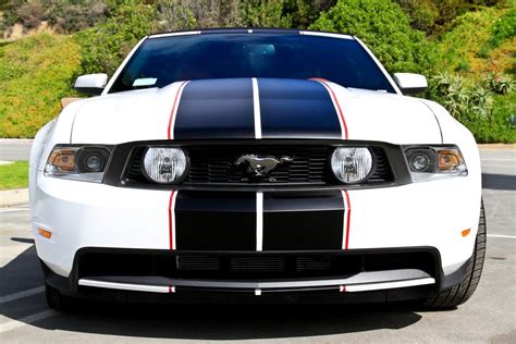 My New 2012 White Mustang Gt Premium Convertible With Black And Red