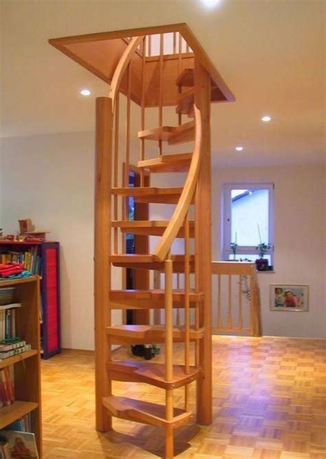 20 Incredible Stairs Design Ideas For The Attic To Try Tiny House