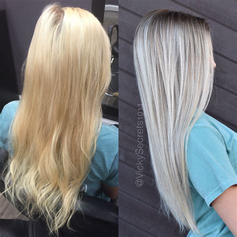 Before And After Blonde To Colormelt Balayage Ombre By Vickysecrets1011