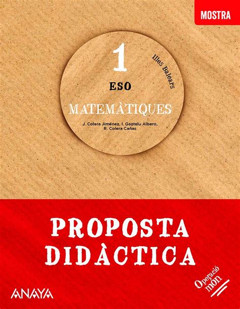 Operació Món Matemàtiques 1º Eso Proposta Didàctica Demo By Grupo