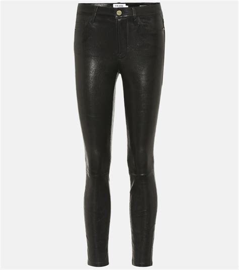 top more than 71 high waisted black leather pants latest in eteachers