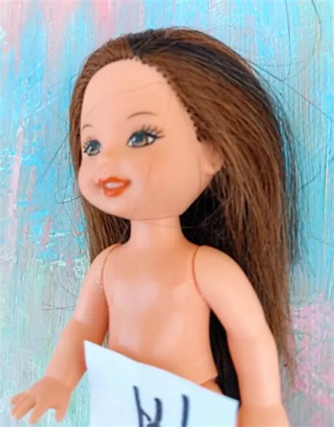 Kelly Small Doll Clothes Naked Kelly Doll Brown W Blue Eyes