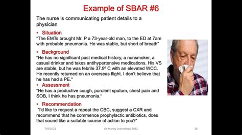 Sbar Explained For Health Care Providers Youtube
