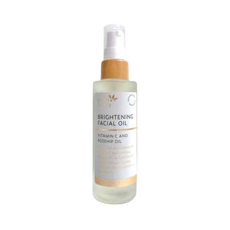 Clean Beauty Brightening Facial Oil With Vitamin C And Rosehip Oil