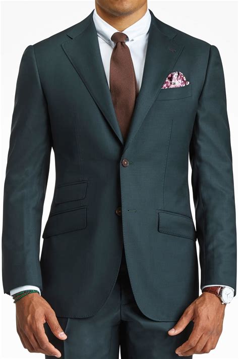 Lecce Dark Green Suit Green Suit Suits Clothing Suit And Tie