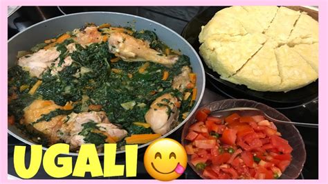 This recipe will show you how to make sadza that comes out perfect every time. LETS COOK UGALI AND SPINACH MIXED WITH CHICKEN FOR DINNER ...