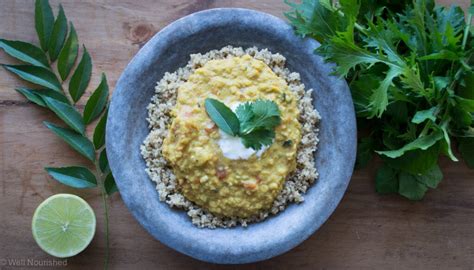 Quick And Easy Dhal Recipe Well Nourished Simple Recipes Whole