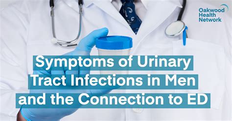 Symptoms Of Urinary Tract Infections In Menand The Connection To Ed