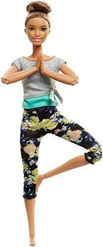 Barbie Made To Move 11 Doll 22 Flexible Joints Creative Pose Floral Yoga Pants 3856008486