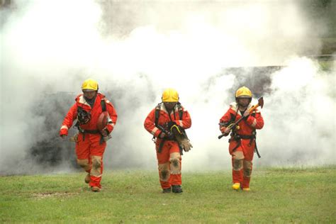 Firefighters Walking Stock Photos Pictures And Royalty Free Images Istock