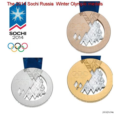 The 2014 Sochi Russia Winter Olympic Medals Have Now Been Released