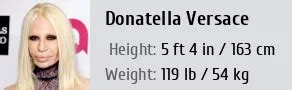 Donatella Versace Height Weight Size Body Measurements Biography Wiki Age
