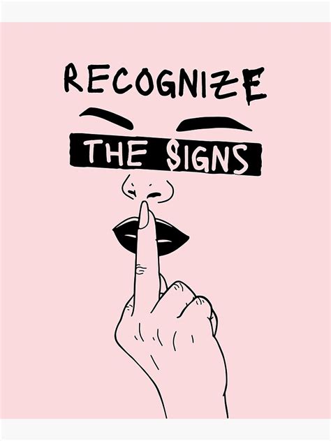 Recognize The Signs Women Lady Ladys Woman Girl Finger Middle Finger