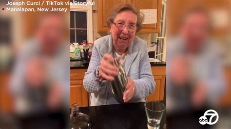 Grandma Shows How To Make A Quarantini Cocktail Youtube