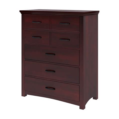 Hodedah 7 drawer jumbo chest hi71dr finish mahogany. Vindemia Solid Mahogany Wood Tall Bedroom Dresser Chest ...