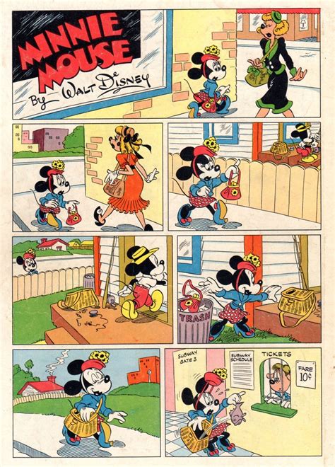 Minnie Mouse Comic Strip