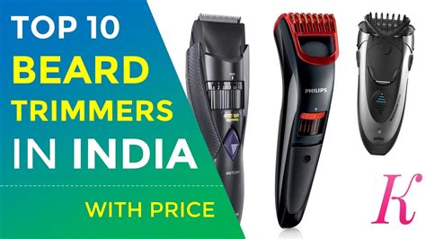 Most trimmers will come with attachable combs that can range from 0.2mm to 25mm. Top 10 Best Beard Trimmers in India with Price | 2017 ...