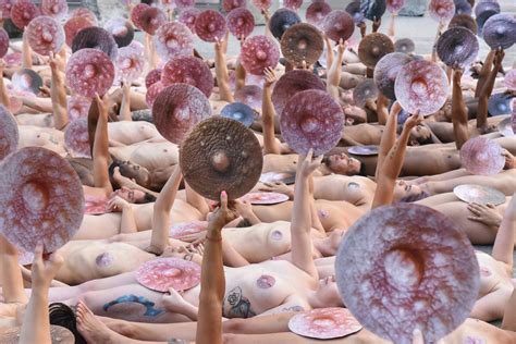 Hundreds Strip Naked Outside Facebooks New York Hq In Protest At