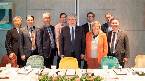 Ecck Meeting With Eu Internal Market Commissioner Thierry Breton