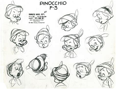 Pinocchio Disney Character Sketches Disney Concept Art Disney Sketches