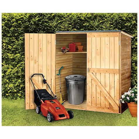 Solid Wood Outdoor Storage Shed 236390 Patio Storage At Sportsmans