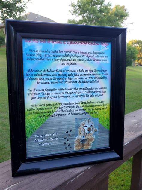 Pet loss poems help us find the words to express our grief, or sympathize with someone else's, when our own words feel insufficient. Printable Rainbow Bridge Memorial Pet Poem - For the Love ...