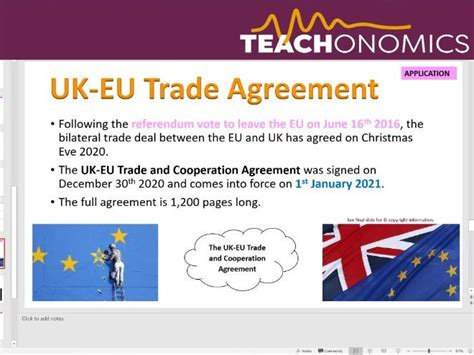 05 Bilateral Trade Agreements Brexit Update A Level Economics