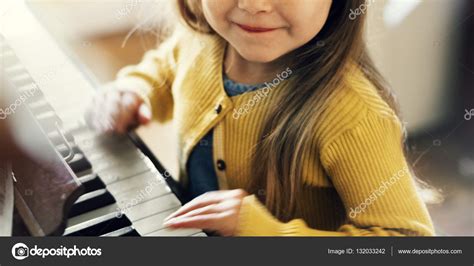 Adorable Girl Playing Piano Stock Photo By ©rawpixel 132033242