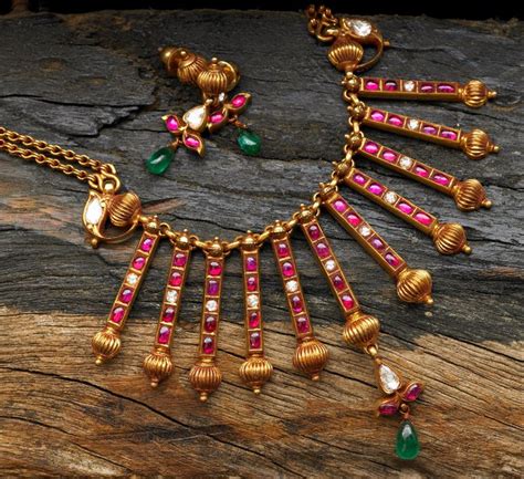 Burmese Ruby Jewellery By Arnav Indian Jewellery Designs