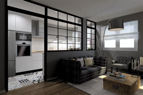 Candelabro led de cristal, lámpara moderna para sala de estar, dormitorio, cocina, decoración de interiores, accesorios de iluminación para el hogar, lustre de metal blanco. Delimitar la cocina: 5 ideas | Cocinas Santos | Santiago ...