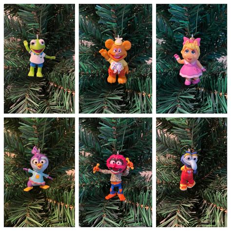 Disney Junior Muppet Babies Christmas Ornaments Set Of 6 Etsy Uk