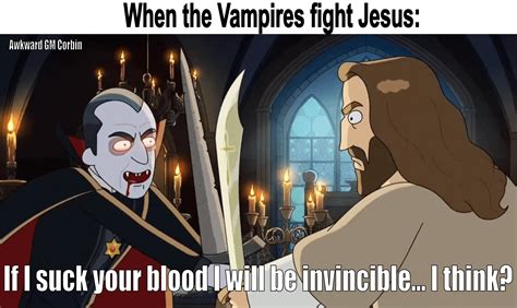 When The Vampires Fight Jesus Rick And Morty Rworldofdankmemes