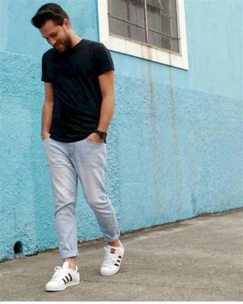 Best Men Outfits To Try With Adidas Shoes 28 Adidas Superstar Outfit