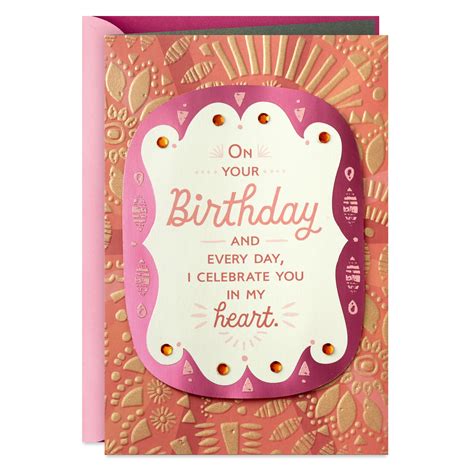 Hallmark Mahogany Birthday Greeting Card For Daughter I Celebrate You