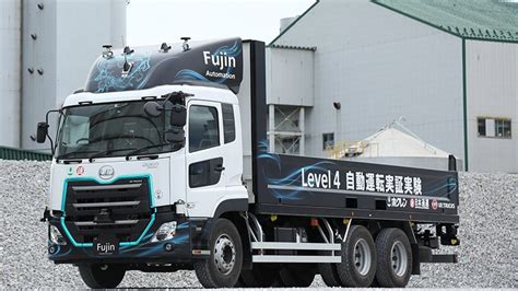 Ud Trucks Trials Japans First Autonomous Heavy Duty Trucks On Public