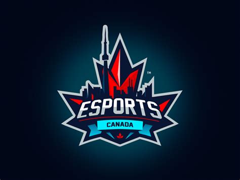 Esports Canada Logo On Behance Canada Logo Logos