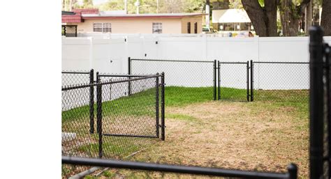 Chain Link Fence Black Vinyl Coated Residential 2 Superior Fence