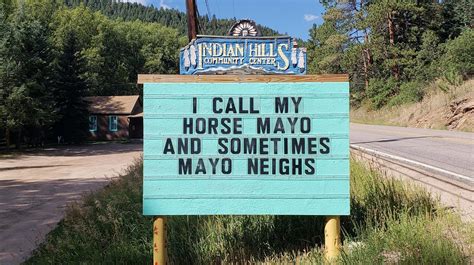 A Small Colorado Towns Punny Signs Are Receiving National Attention