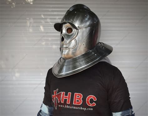 Hand Forged 17th Century Savoyard Helmet Todenkopf Medieval Deaths