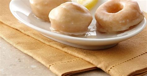 Mini Baked Donuts With Lemon Glaze Recipe Yummly