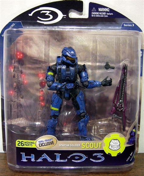Spartan Soldier Scout Halo 3 Series 3 Blue